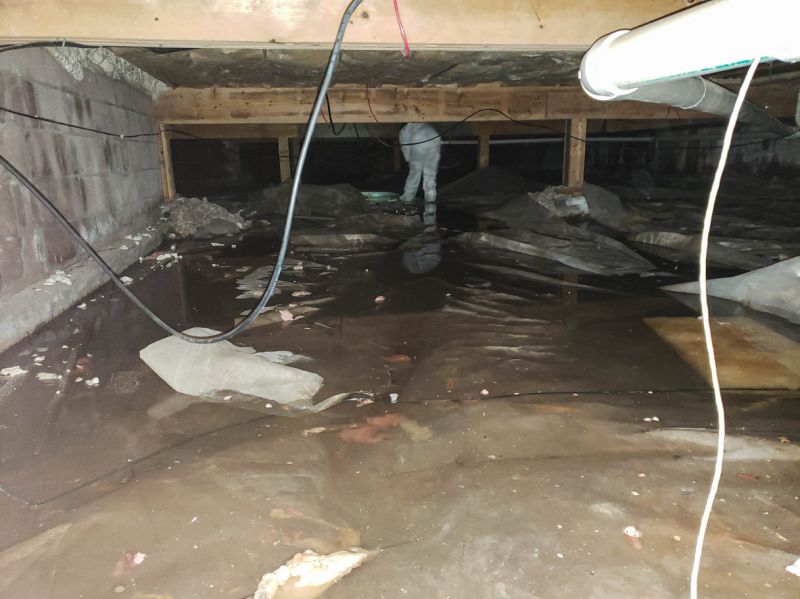 Crawlspace Barrier Installation
